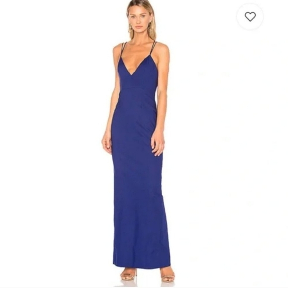 4. NWT NBD X REVOLVE BRAX GOWN IN COBALT BLUE SIZE XS - Picture 3 of 9